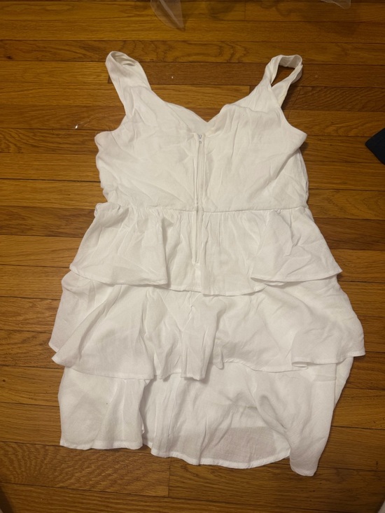 Altar'd State Dresses & Skirts - Altar'd State White Tiered Ruffle Mini Dress